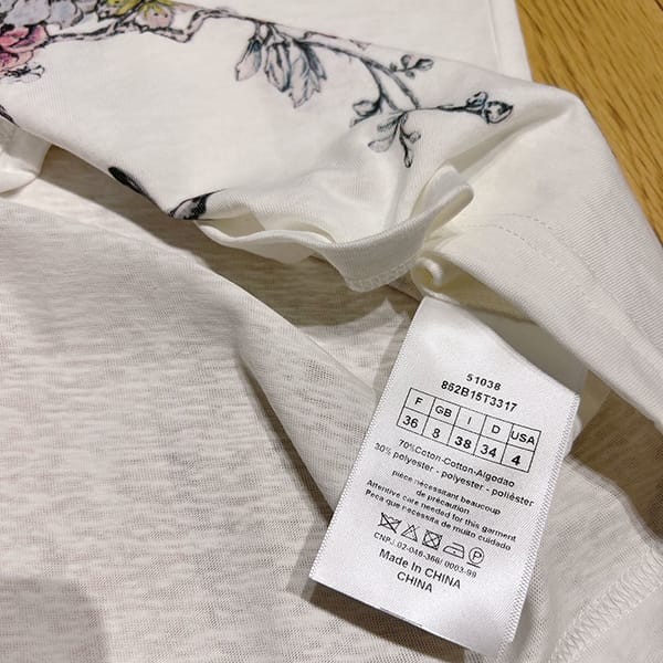 送料込ディオール 蝶×花柄 Tシャツ 偽物 トワル ドゥ ジュイ メキシコ コットン 2色 dek64390
